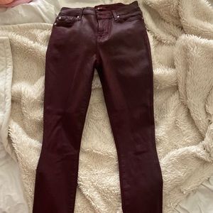 7 for all mankind coated denim